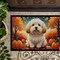 Edge Collections - 18" x 27" - Multicolor - Coton De Tulear Doormat Indoor Outdoor Rug Non Slip Washable - 1 Piece